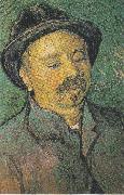 Vincent Van Gogh Portrait of a one eyed man oil on canvas